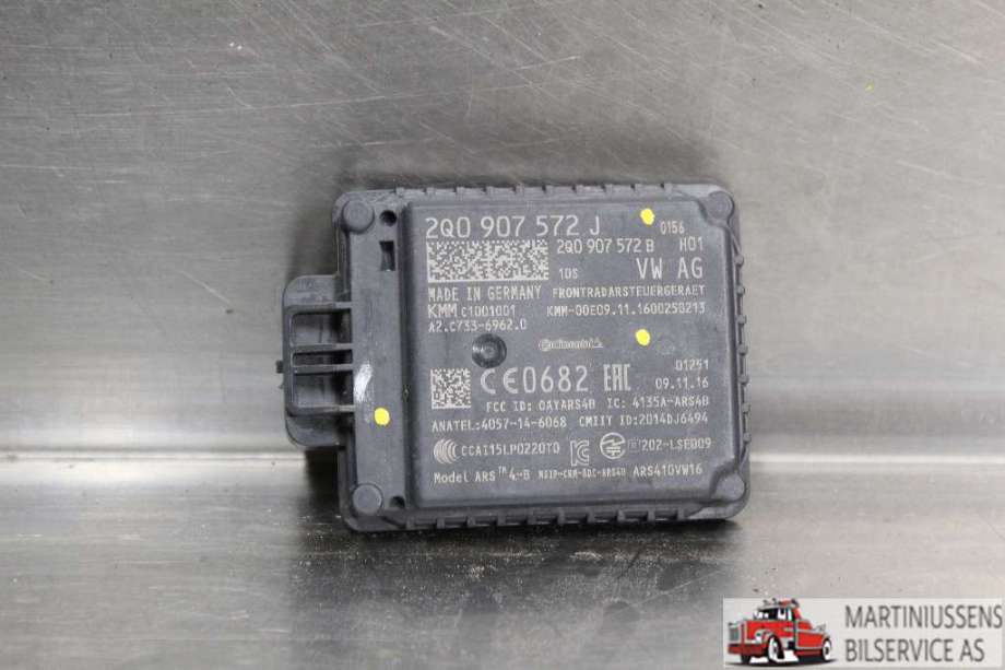 Sensor radar til VW Tiguan, 2016-2020 (Type II, Fase 1)  (VOLKSWAGEN|)