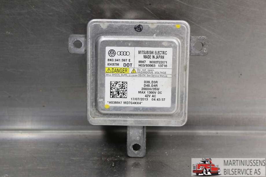 Styreenhet xenon/ballast til VW Golf VII, 2012-2017 (Fase 1)  (VOLKSWAGEN|8K0.941.597 E)