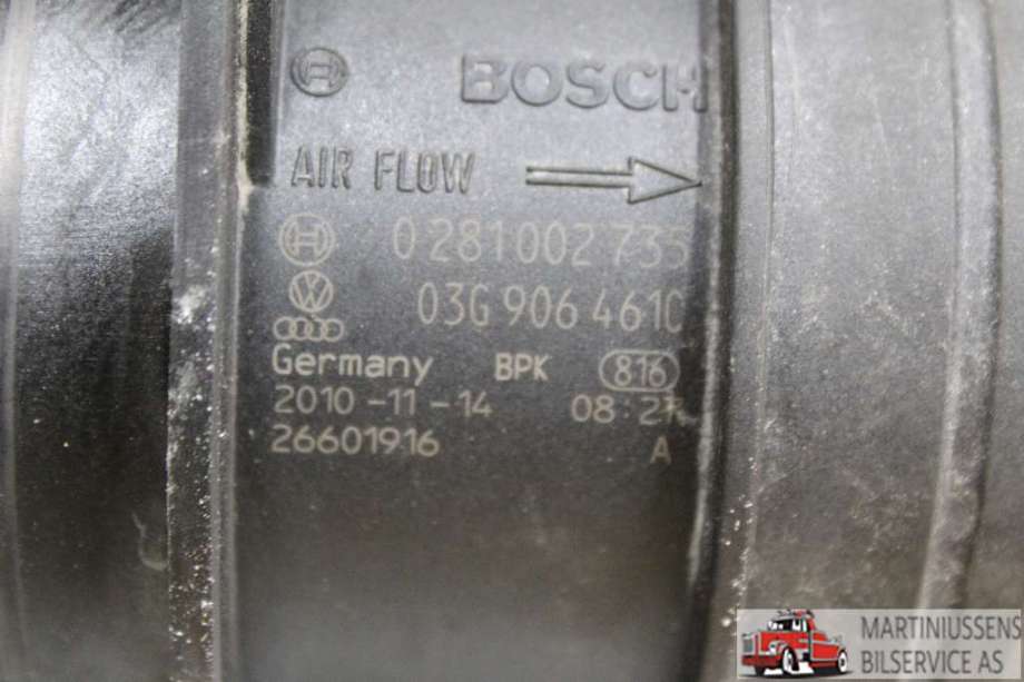 Luftmengde/luftmassemåler til Audi A4 2007-2014 (Type IV) (B8) (B8) (AUDI||0 281002 735)