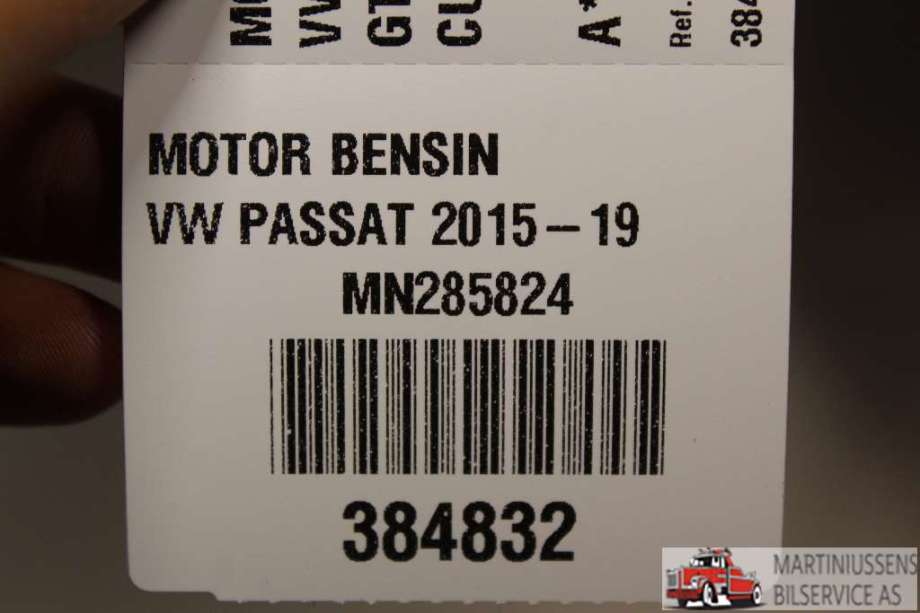 Motor bensin til VW Passat, 2015-2019 (Fase 1) (B8) (B8) (VOLKSWAGEN|CUKC)