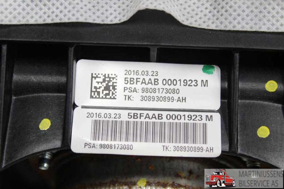 Airbag passasjer til Toyota Proace 2016-->> (Type II)  (TOYOTA||9808173080)