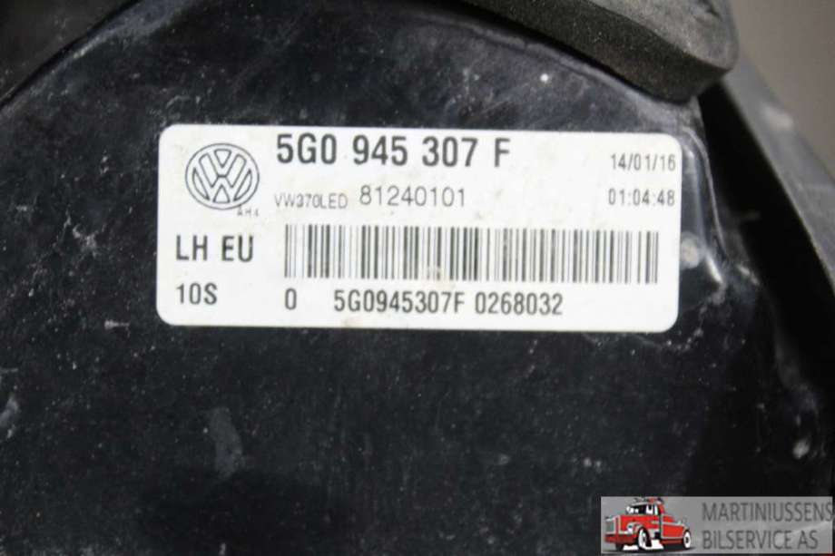 Baklykt venstre indre til VW Golf VII 2012-2017 (Fase 1)  (|5G0 945 307 F)