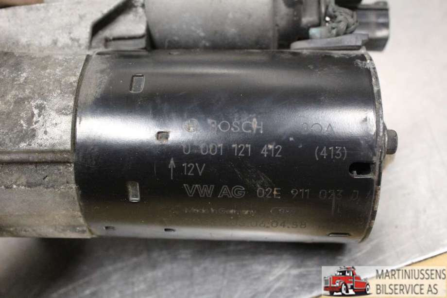 Starter til Audi TT 2006-2014 (Type II)  (AUDI|02E 911 023 D|)