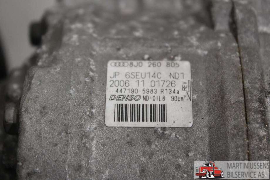 Aircondition kompressor til Audi TT, 2006-2014 (Type II)  (AUDI|8J0 260 805)