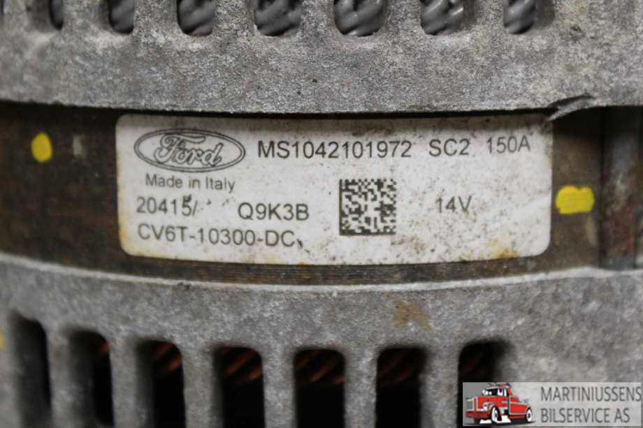 Dynamo til Ford Fiesta 2013-2017 (Type VI, Fase 2)  (FORD||CV6T-10300-DC)