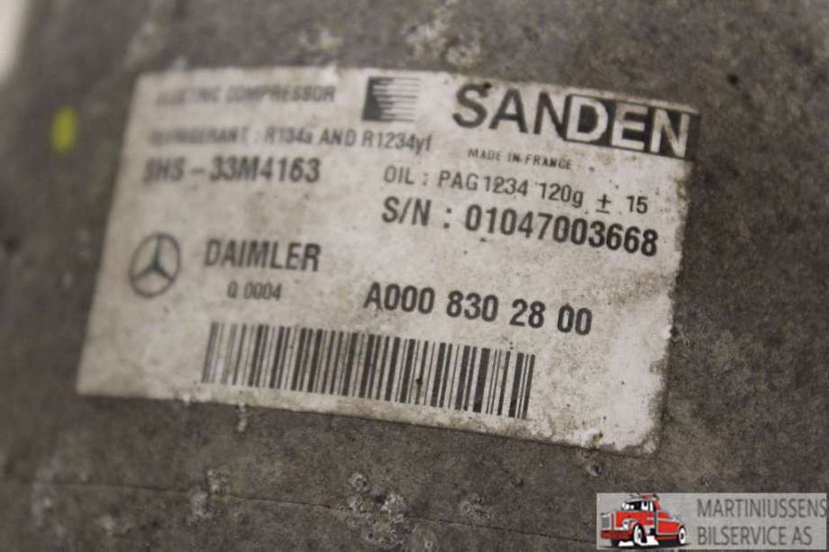 Aircondition kompressor til Mercedes C-Klasse 2014-2018 (Fase 1) (W205) (W205) (MERCEDES||A000 830 28 00)
