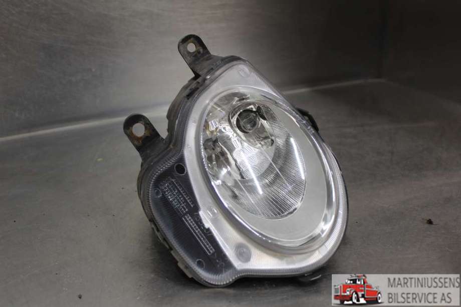 Frontlykt høyre halogen til Fiat 500, 2008-2020  (FIAT|)