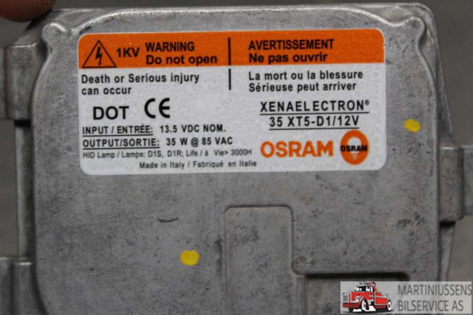 Styreenhet xenon/ballast til Ford Mondeo 2007-2010 (Type IV, Fase 1)  (FORD||35 XT5-D1)