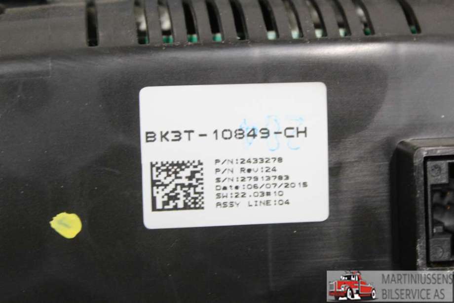 Speedometer til Ford Transit 2014-->>  (FORD||BK3T-10849-CH)