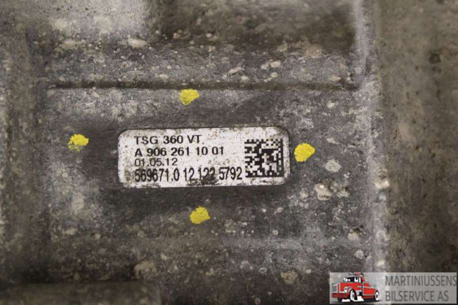 Girkasse manuell 6-trinn til Mercedes Sprinter 2006-2013 (Fase 1) (906) (906) (MERCEDES||A 906 261 10 01)