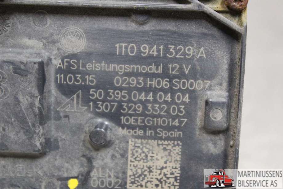 Styreenhet xenon/ballast til VW Touran 2010-2015 (Type I, Fase 3)  (VOLKSWAGEN||1T0 941 329 A)