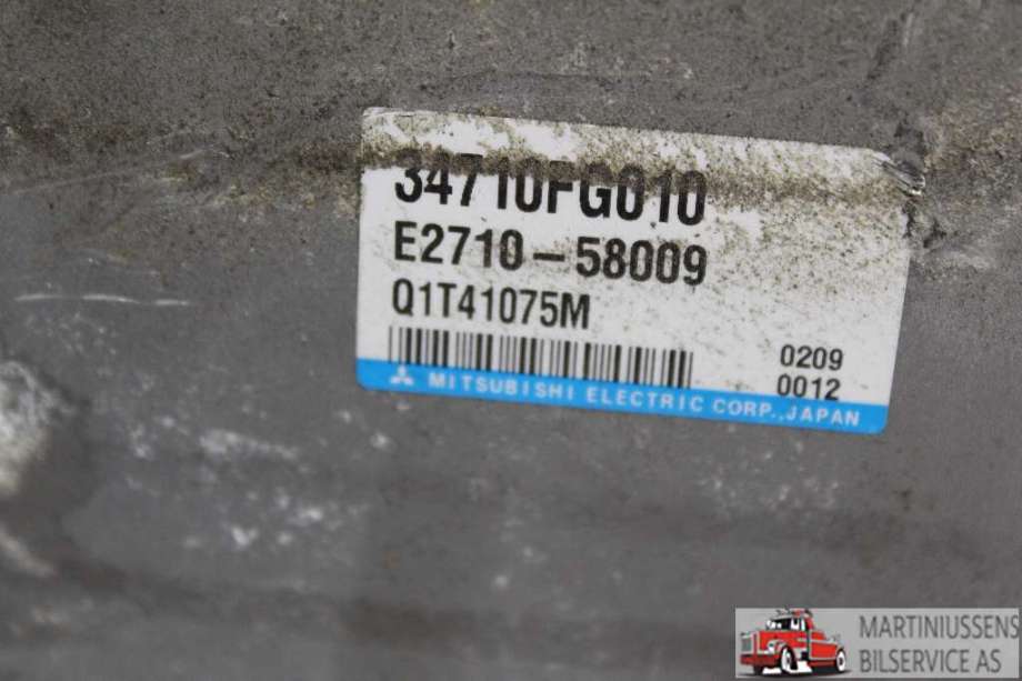 Styreenhet motor til Subaru Impreza 2008-2012 (Type III)  (SUBARU||E2710-58009)