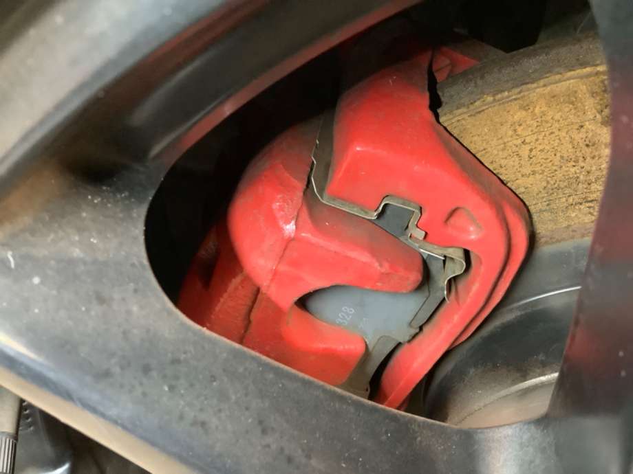 Bremsecaliper høyre foran til Subaru Impreza, 2008-2012 (Type III)  (SUBARU|)