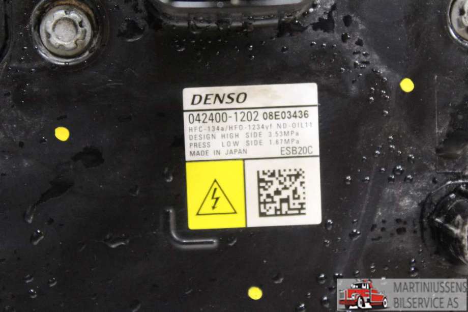 Aircondition kompressor til Toyota Corolla 2019-->>  (TOYOTA||042400-1202)