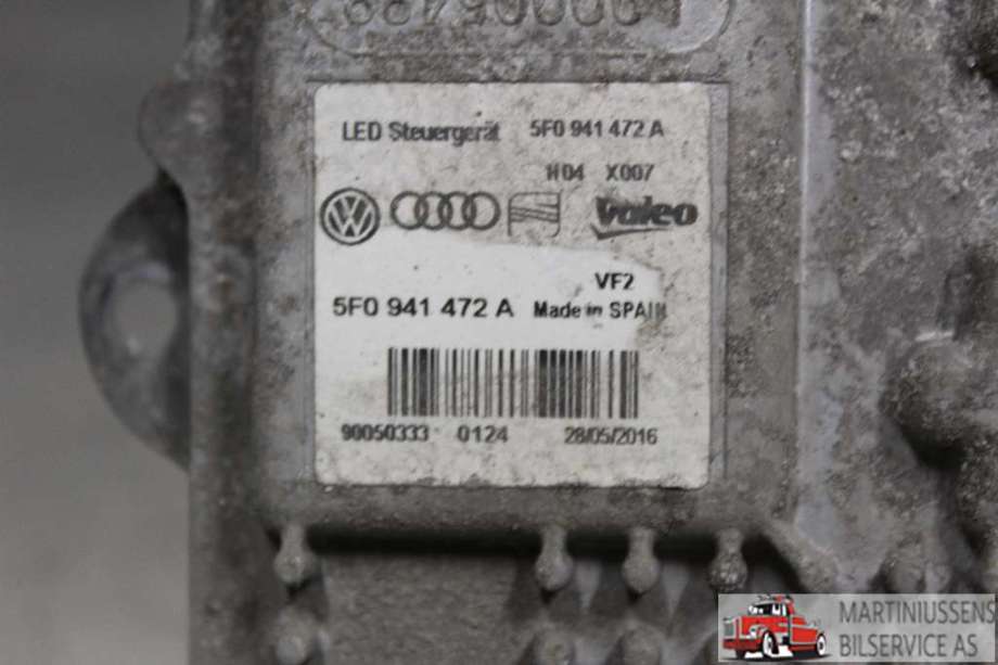 Styreenhet xenon/ballast til VW e-Golf 2017-2020 (Fase 2)  (VOLKSWAGEN||5F0 941 472 A)