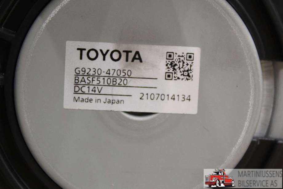 Diverse deler til Toyota Corolla 2019-->>  (TOYOTA||G9230-47050)
