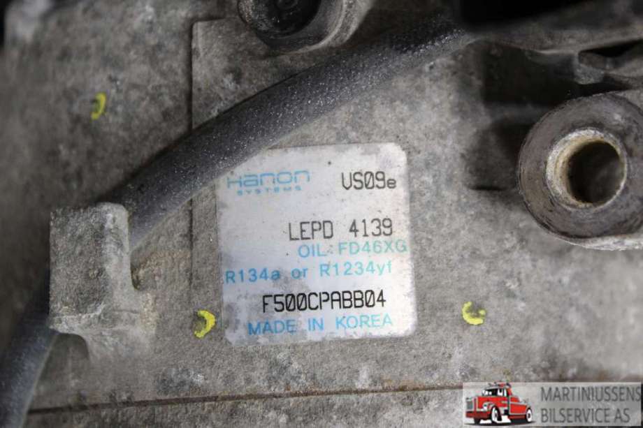 Aircondition kompressor til Kia Picanto 2011-2017 (Type II)  (KIA||F500CPABB04)