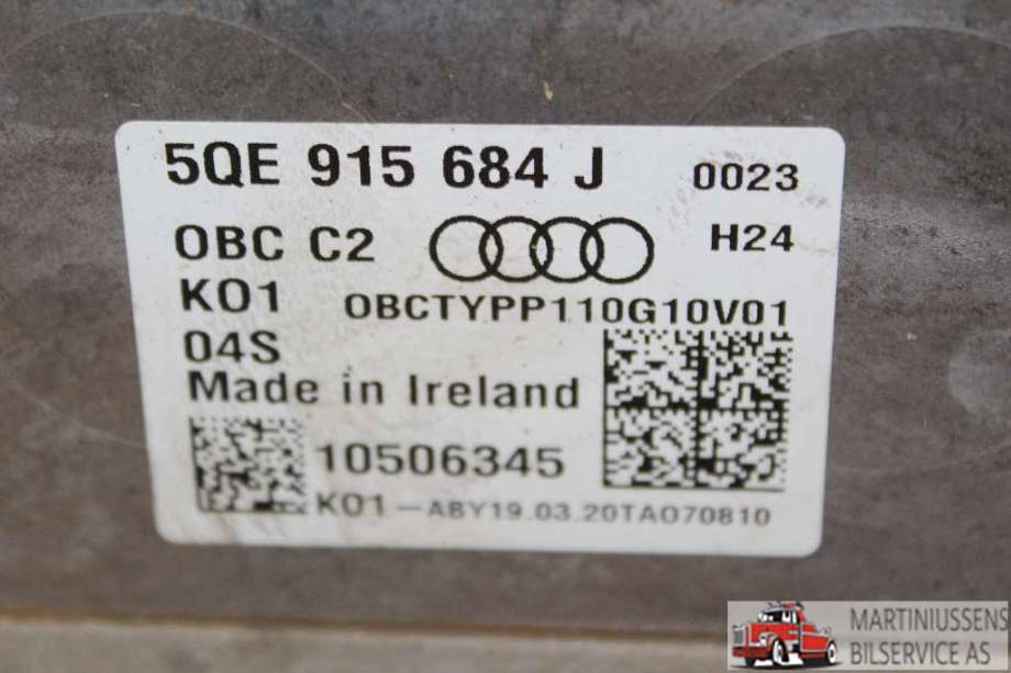 Batterilader (OBC - On Board Charger) til Audi e-tron 2018-->>  (AUDI||5QE 915 684 J)