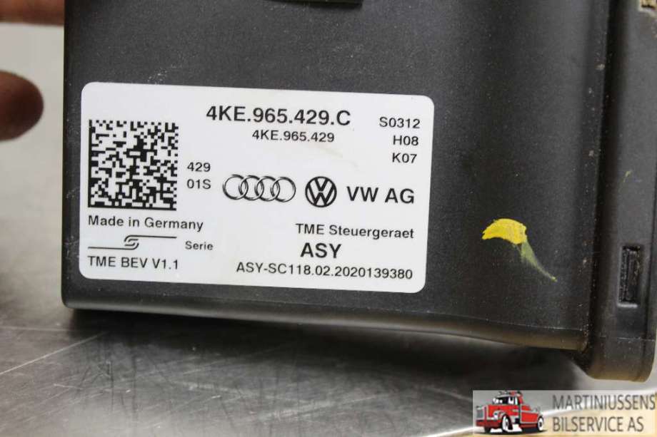 Styreenhet diverse til Audi e-tron 2018-->>  (AUDI||4KE.965.429.C)