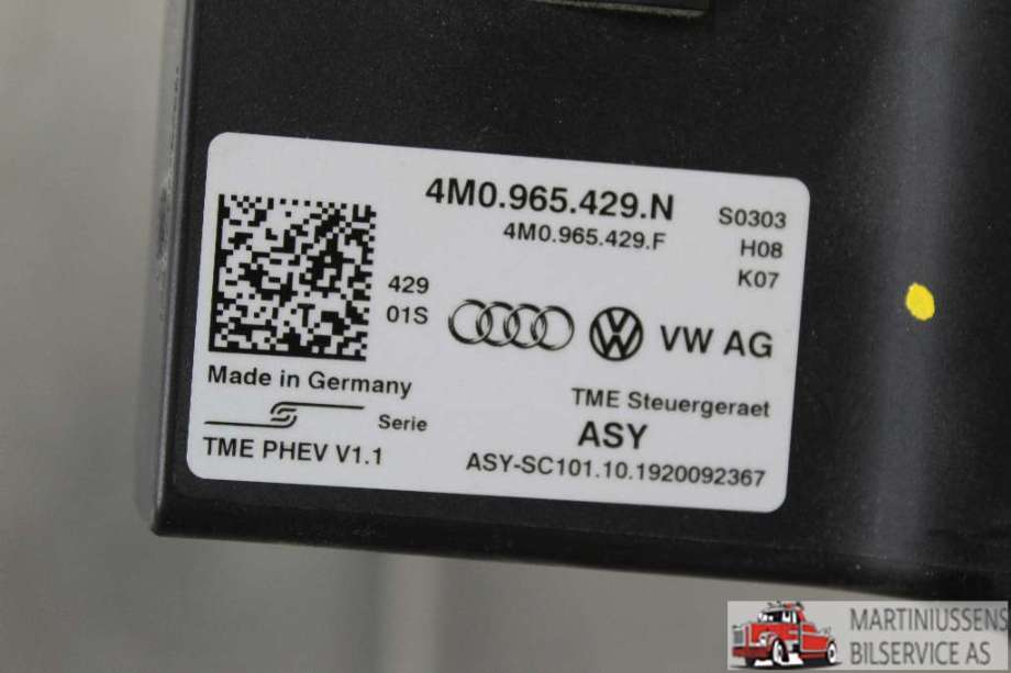 Styreenhet diverse til Porsche Cayenne 2018-->> (PO536) (PO536) (PORSCHE||4M0.965.429.N)