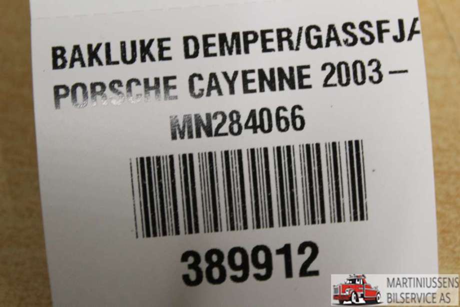 Baklukedemper til Porsche Cayenne, 2018-->> (PO536) (PO536) (PORSCHE|)