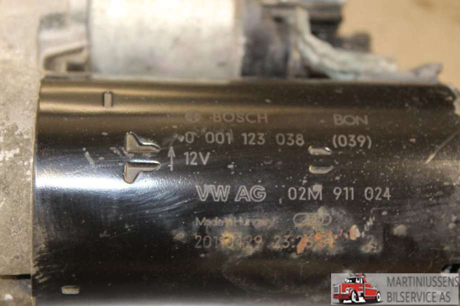 Starter diesel til VW Golf VI, 2008-2012  (VOLKSWAGEN|02M 911 024)
