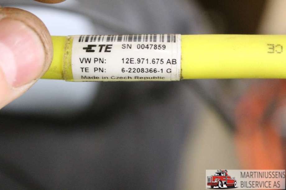 Batterilader kabel til VW e-Golf 2017-2020 (Fase 2)  (VOLKSWAGEN||12E.971.675 AB)