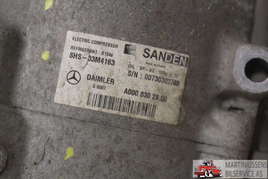 Aircondition kompressor til Mercedes C-Klasse 2014-2018 (Fase 1) (W205) (W205) (MERCEDES||A000 830 28 00)