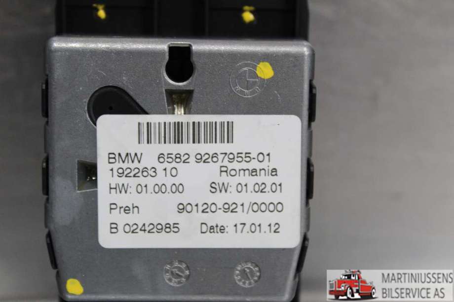 Bryter diverse til BMW 1-Serie 2011-2015 (Fase 1) (F20/F21) (F20/F21) (BMW||6582 9267955-01)