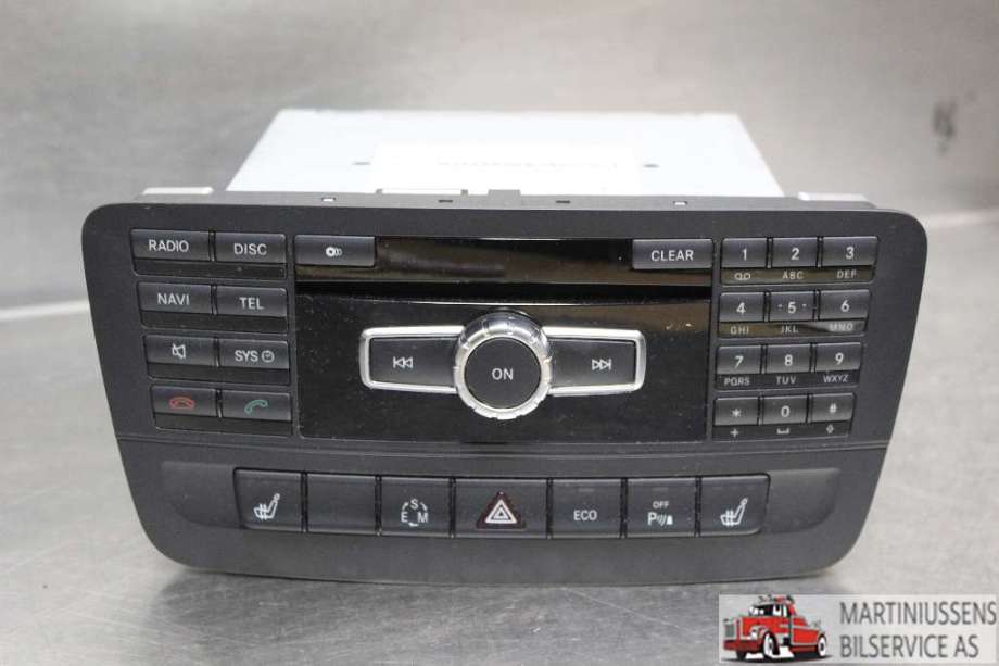Bilstereo til Mercedes A-Klasse, 2012-2018 (W176) (W176) (MERCEDES|)