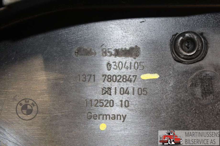 Motordeksel over motor til BMW 5-Serie 2010-2017 (F10/F11) (F10/F11) (BMW||1371 7802847)