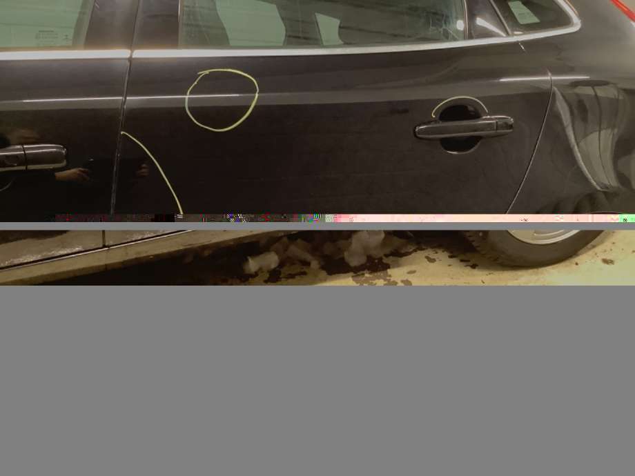 Dør venstre bak til Volvo V40, 2012-2019  (VOLVO|)