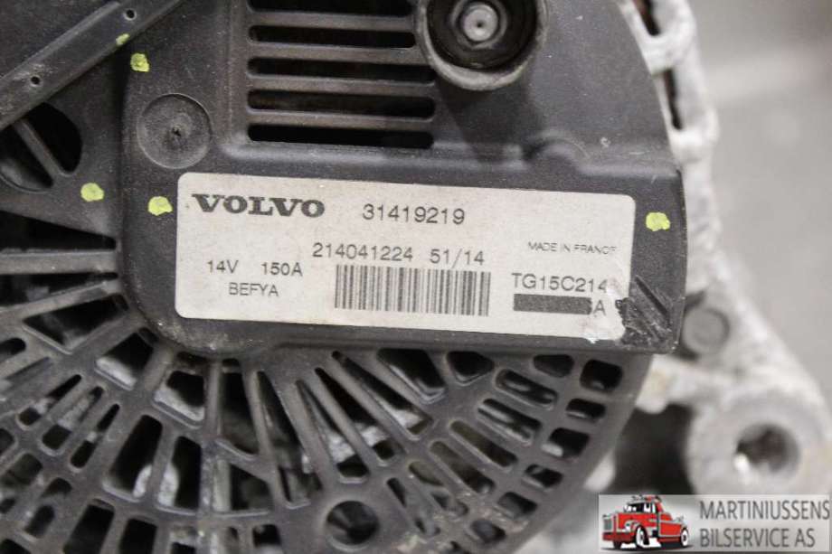 Dynamo til Volvo V40 2012-2019  (VOLVO|31419219||TG15C214)