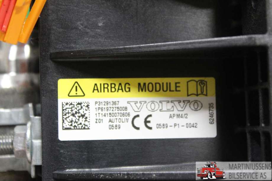 Airbag passasjer til Volvo V40 2012-2019  (VOLVO||P31291367)