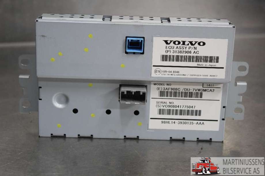 Multimedia display (MCU - Media Controller Unit) til Volvo V40 2012-2019  (VOLVO||31382906 AC)