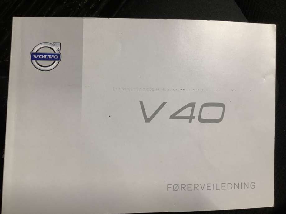 Instruksjonsbok til Volvo V40, 2012-2019  (VOLVO|)