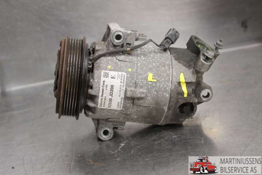 Aircondition kompressor til Nissan Qashqai, 2007-2010 (Type I, Fase 1)  (NISSAN|)