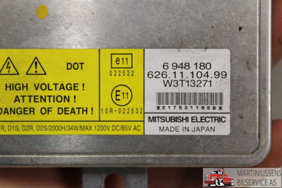 Styreenhet xenon/ballast til BMW 3-Serie 2005-2011 (E90/E91/E92/E93) (E90/E91/E92/E93) (BMW||626.11.104.99)