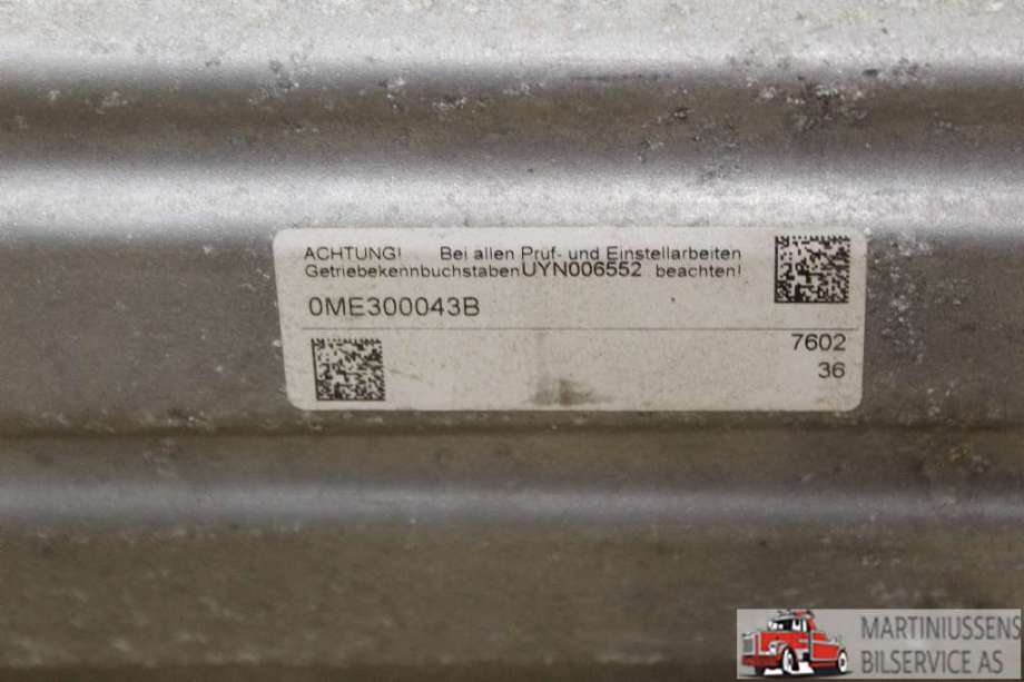 Girkasse automat til Audi e-tron GT 2021-->>  (AUDI||0ME300043B)