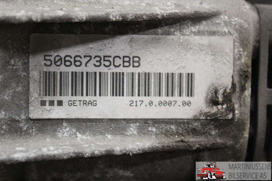 Girkasse manuell 6-trinn til BMW 3-Serie 2005-2011 (E90/E91/E92/E93) (E90/E91/E92/E93) (BMW|217.0.0007.00|)