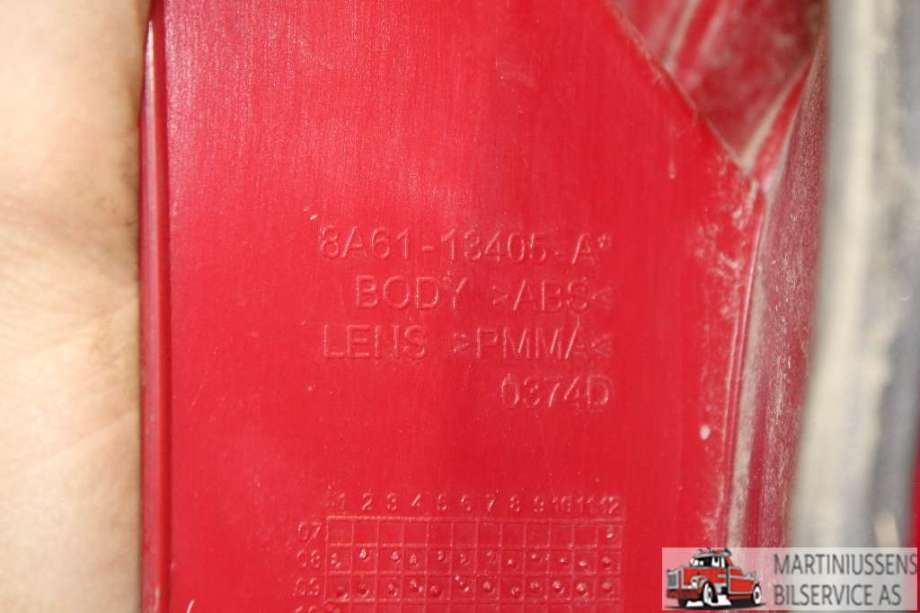 Baklykt venstre til Ford Fiesta 2008-2012 (Type VI, Fase 1) (FORD||8A61-13405-A)
