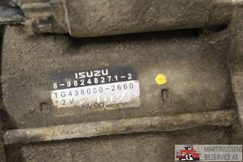 Starter diesel til Isuzu D-Max 2017-2020 (Type II, Fase 2)  (ISUZU||8-98248271-2)