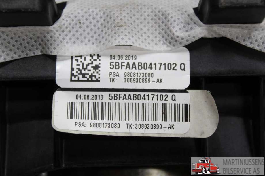 Airbag passasjer til Peugeot Expert 2016-->> (Type III)  (PEUGEOT||9808173080)