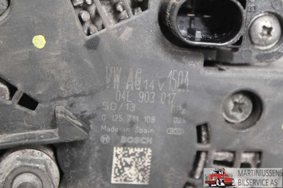 Dynamo til Audi A4, Allroad 2009-2016 (Type I) (B8) (B8) (AUDI||04L 903 017)