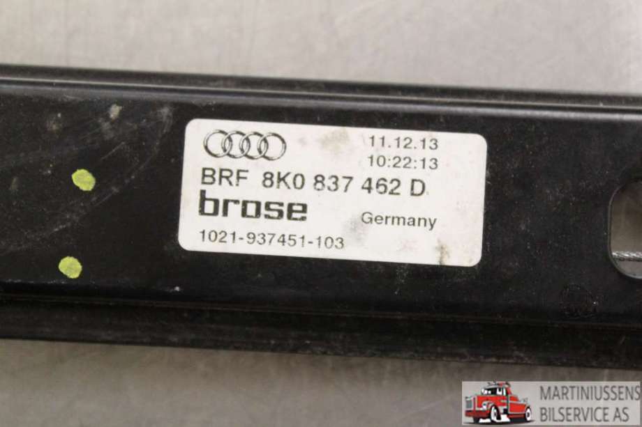 Ruteheis til Audi A4, Allroad 2009-2016 (Type I) (B8) (B8) (AUDI||BRD 8K0 837 462 D)