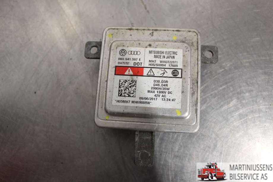 Styreenhet xenon/ballast til Škoda Octavia, 2013-2016 (Type III, Fase 1)  (SKODA|8K0.941.597.E)