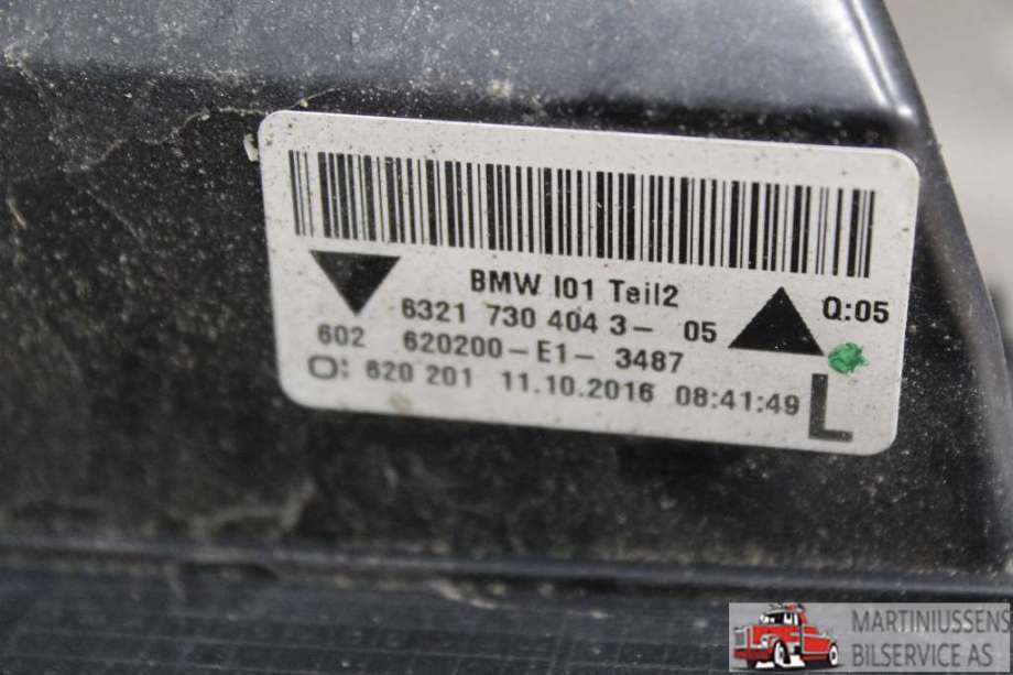 Baklykt venstre til BMW i3 2013-2022  (BMW||6321 730 404 3-05)