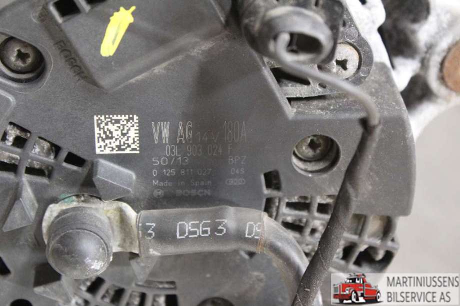 Dynamo til VW Sharan, 2010-->> (Type II)  (VOLKSWAGEN|03L 903 024 F)