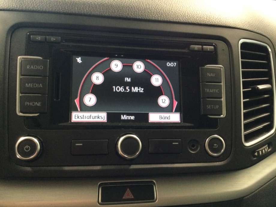 Bilstereo til VW Sharan, 2010-->> (Type II)  (VOLKSWAGEN|)
