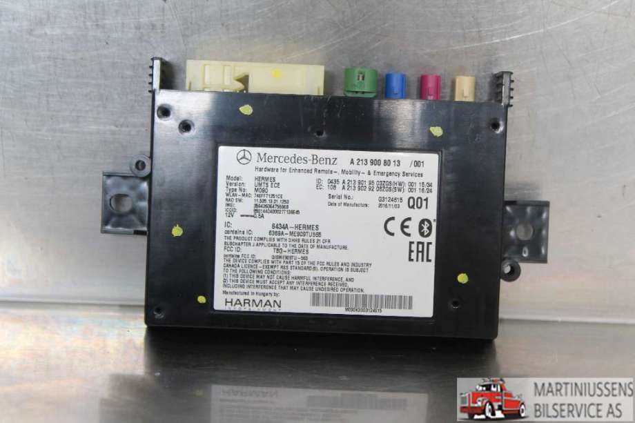 Bilstereo til Mercedes E-Klasse 2016-2023 (W213) (W213) (MERCEDES||A 213 900 4215/001)